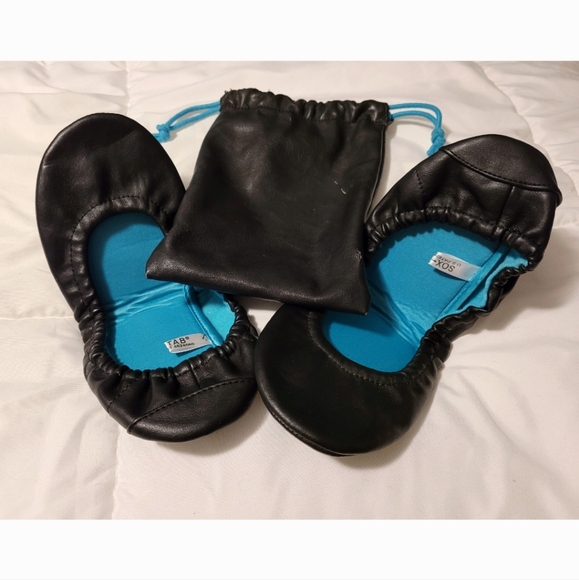 Foldable flats black size 5/6 tab sox - Picture 3 of 14